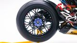  Mô hình xe cao cấp Ducati 1199 Panigale Cafe Racer yellow cao cấp nồi khô ghi đông mâm căm 1:12 Tamiya D201 