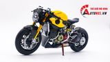  Mô hình xe cao cấp Ducati 1199 Panigale Cafe Racer yellow cao cấp nồi khô ghi đông mâm căm 1:12 Tamiya D201 