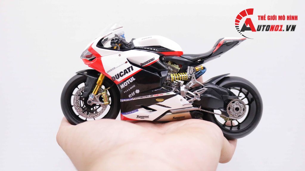 MÔ HÌNH DUCATI 1199 PANIGALE S CUSTOM AUTONO1 ANNIVERSARY NỒI KHÔ 1:12 TAMIYA D074