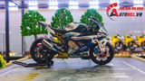  Mô hình xe độ Bmw S1000rr 2020 Race Bonovo Action tỉ lệ 1:12 Autono1 Welly D226I 