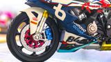  Mô hình xe độ Bmw S1000rr 2020 Race Bonovo Action tỉ lệ 1:12 Autono1 Welly D226I 