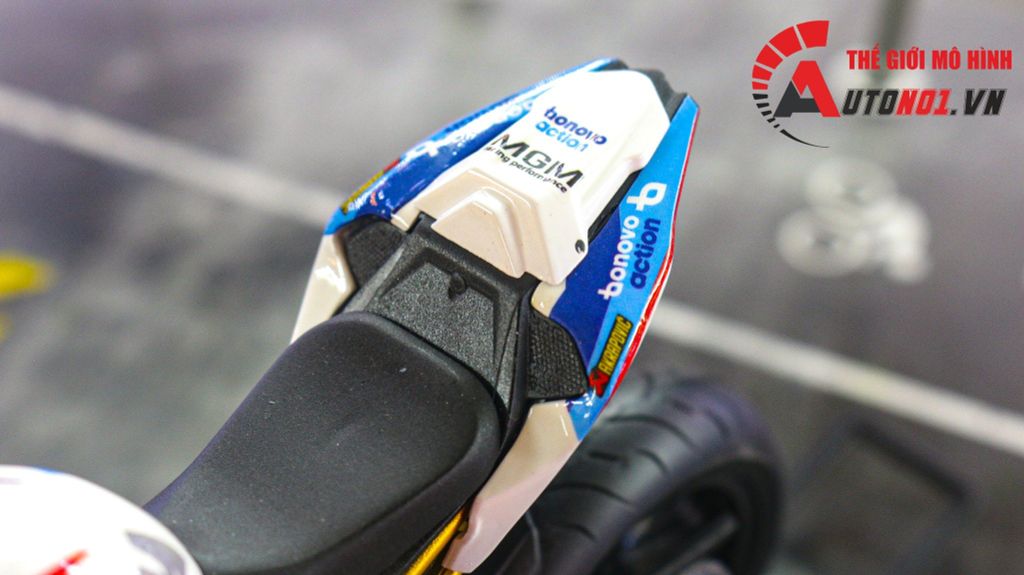 MÔ HÌNH XE BMW S1000RR 2020 RACE BONOVO ACTION WELLY 1:12 AUTONO1 D226I