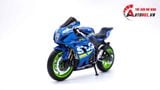  Mô hình xe độ Suzuki Gsx-R1000 Mâm độ pô Blue 1:12 Autono1 MSZ D110B 