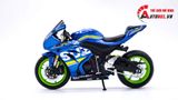  Mô hình xe độ Suzuki Gsx-R1000 Mâm độ pô Blue 1:12 Autono1 MSZ D110B 