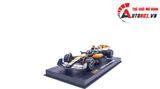 Mô hình xe đua F1 Formula Mclaren MCL60 2023 hộp mica có figure tỉ lệ 1:43 Bburago OT322 