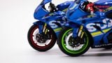  Mô hình xe độ Suzuki Gsx-R1000 Mâm độ pô Blue 1:12 Autono1 MSZ D110B 