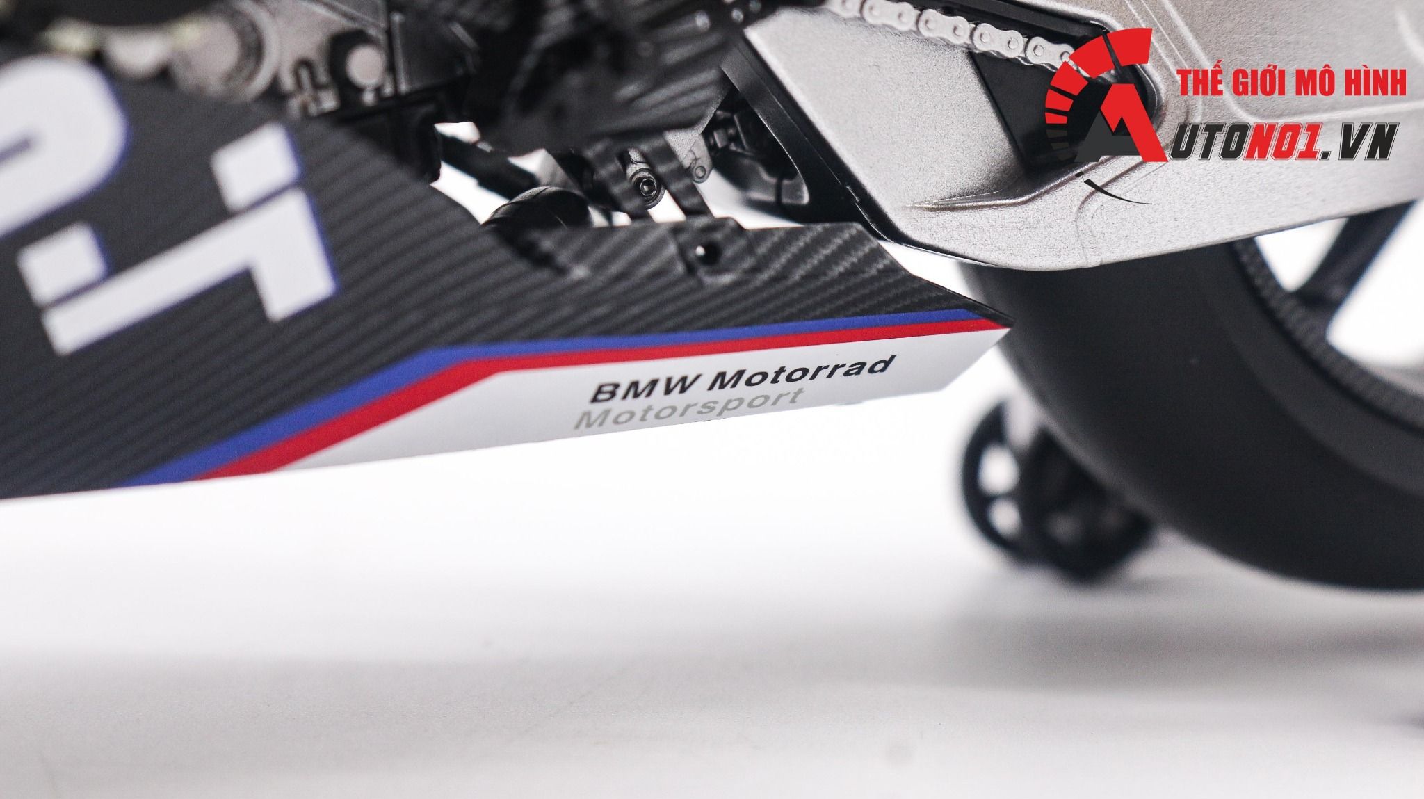  Mô hình xe cao cấp Bmw S1000 HP4 Race 1:9 Meng D230A 