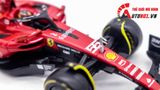  Mô hình xe đua F1 Formula Ferrari SF23 2023 hộp mica có figure tỉ lệ 1:43 Bburago OT323 