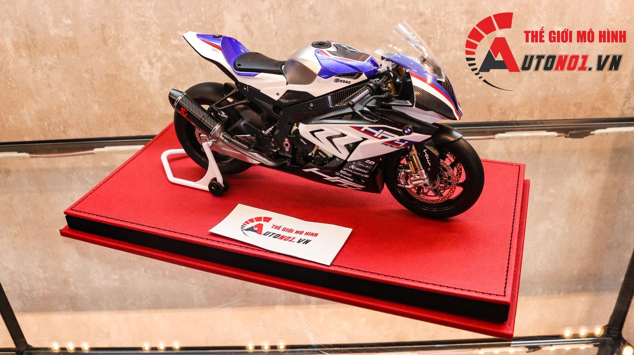  Mô hình xe cao cấp Bmw S1000 HP4 Race 1:9 Meng D230A 