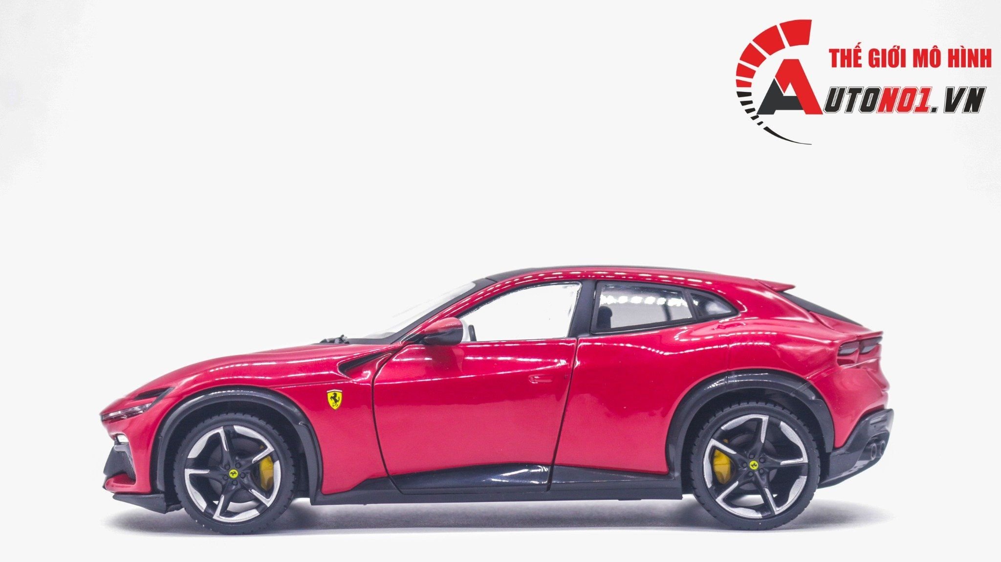  Mô hình xe Ferrari purosangue SUV full kính có đế 1:25 Bburago OT320 