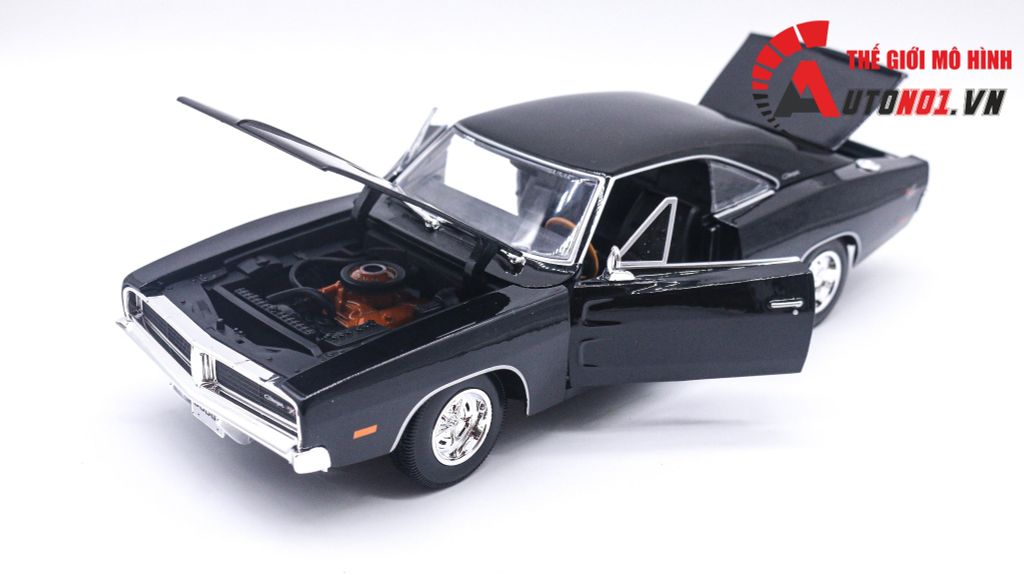 MÔ HÌNH XE CLASSIC MUSCLE - 1969 DODGE CHARGER 1:18 MAISTO 2900