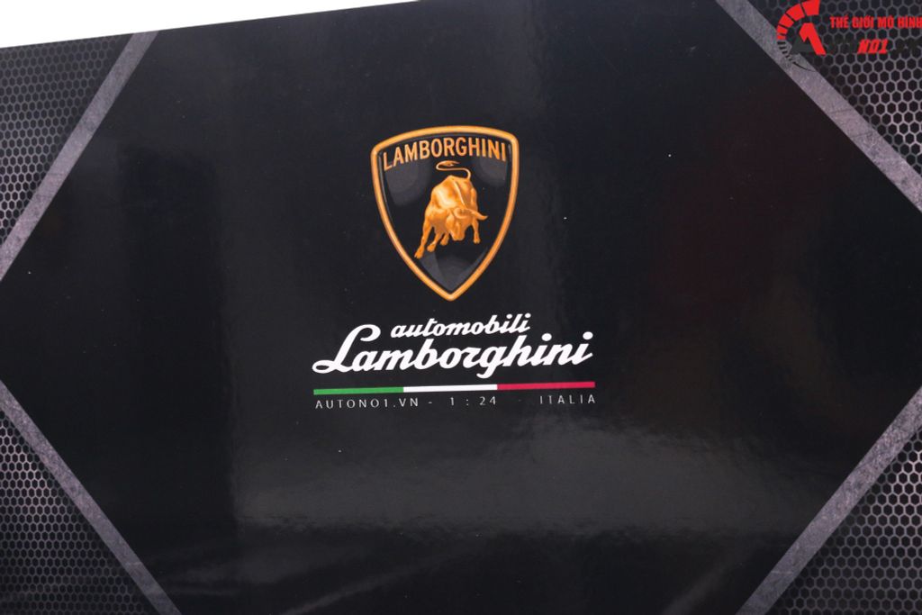 DIORAMA DECOR SHOWROOM LAMBORGHINI 35 25 15CM 1:24 PK021