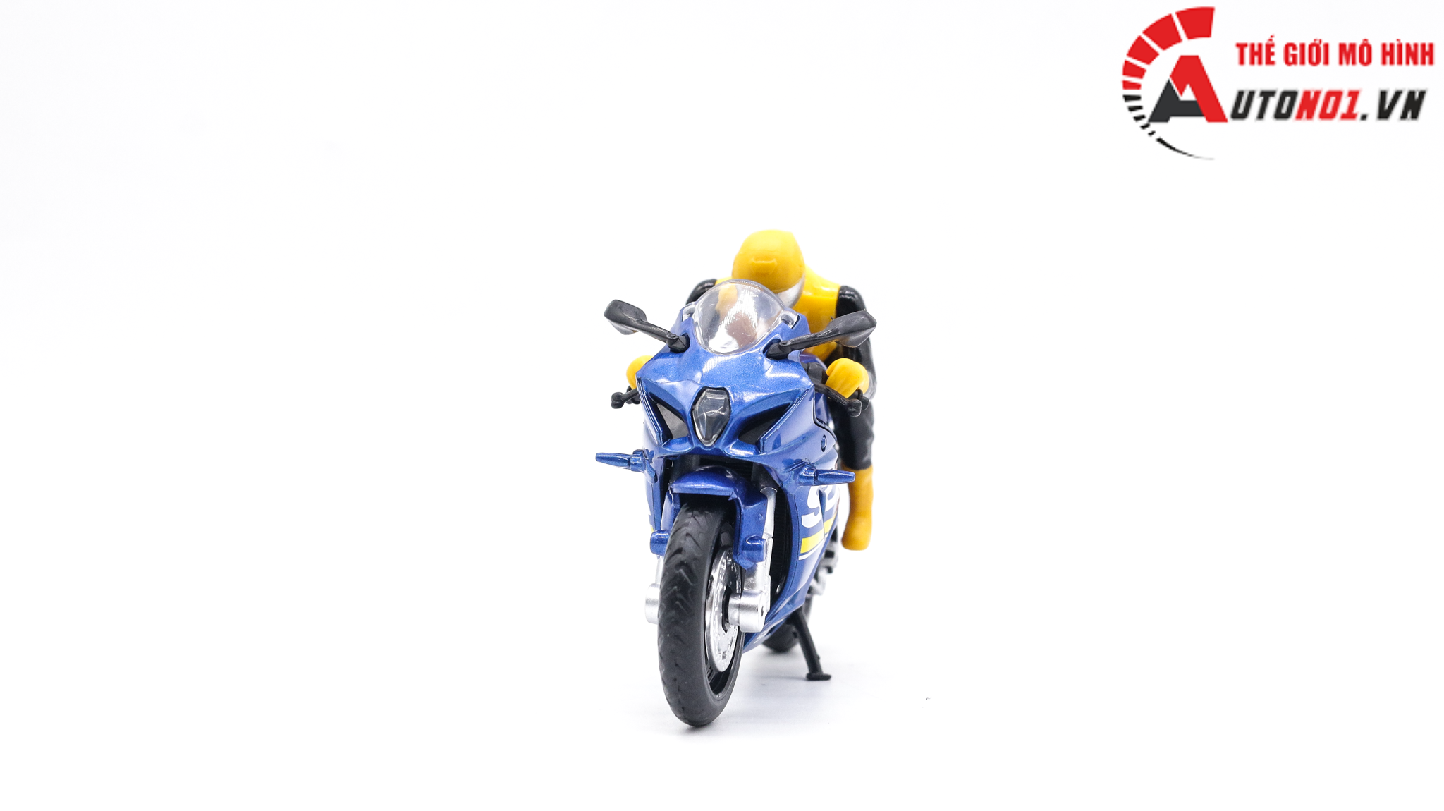  Mô hình xe Suzuki R1000 blue và figure MSZ 1:18 7847 