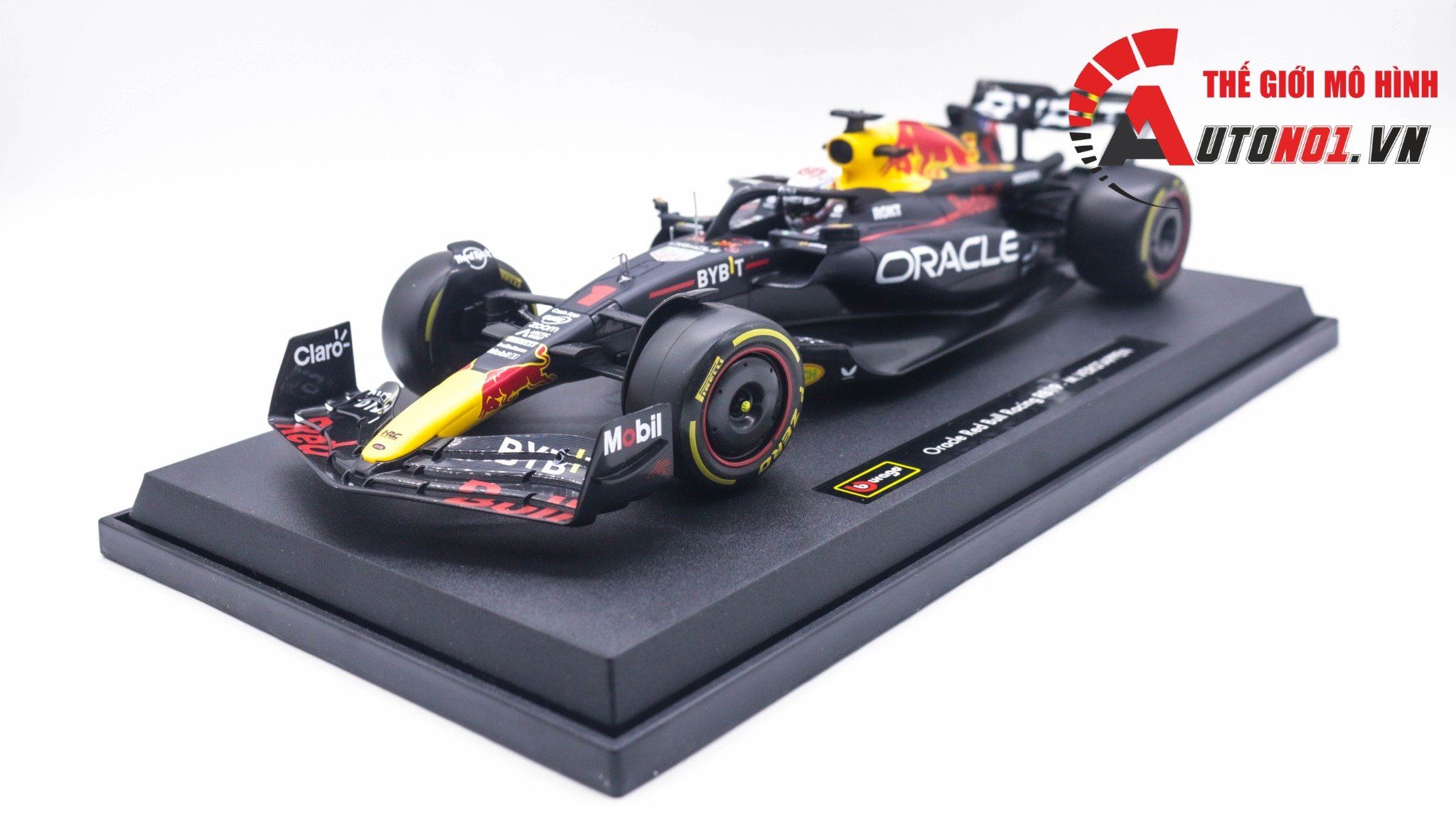  Mô hình xe đua F1 Redbull RB19 2023 Formular tỉ lệ 1:18 Bburago OT327 