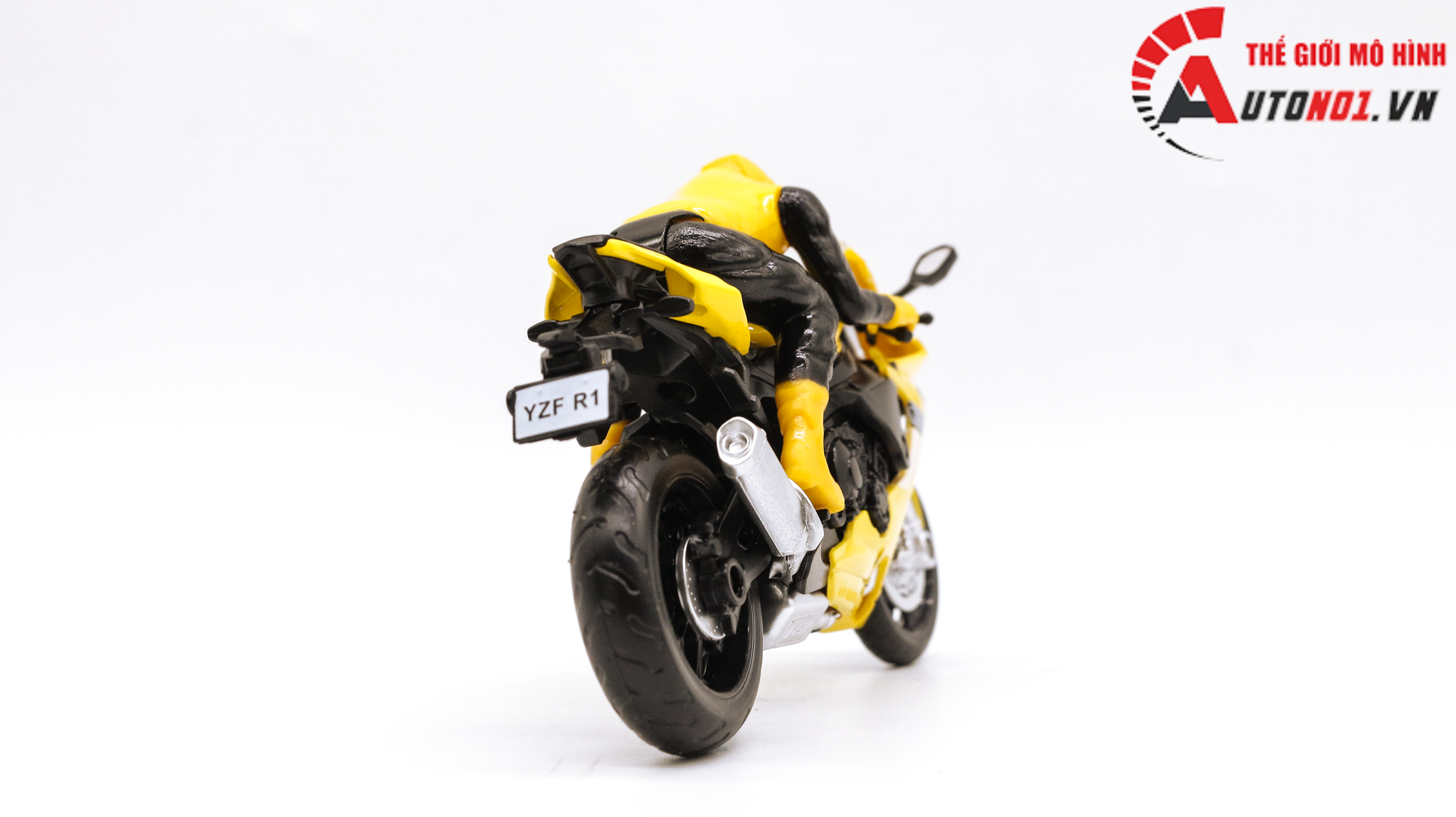  Mô hình xe Yamaha Yzf- r1 yellow và figure 1:18 MSZ 7852 