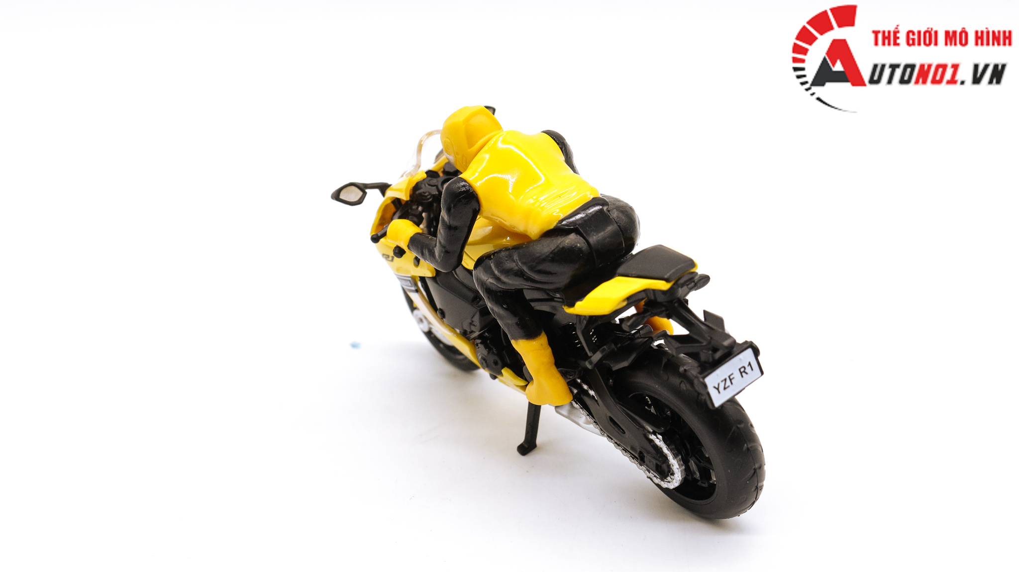  Mô hình xe Yamaha Yzf- r1 yellow và figure 1:18 MSZ 7852 