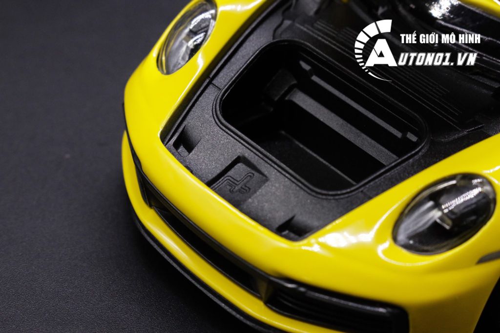 MÔ HÌNH XE PORSCHE 911 CARRERA 4S YELLOW 1:24 WELLY 7250