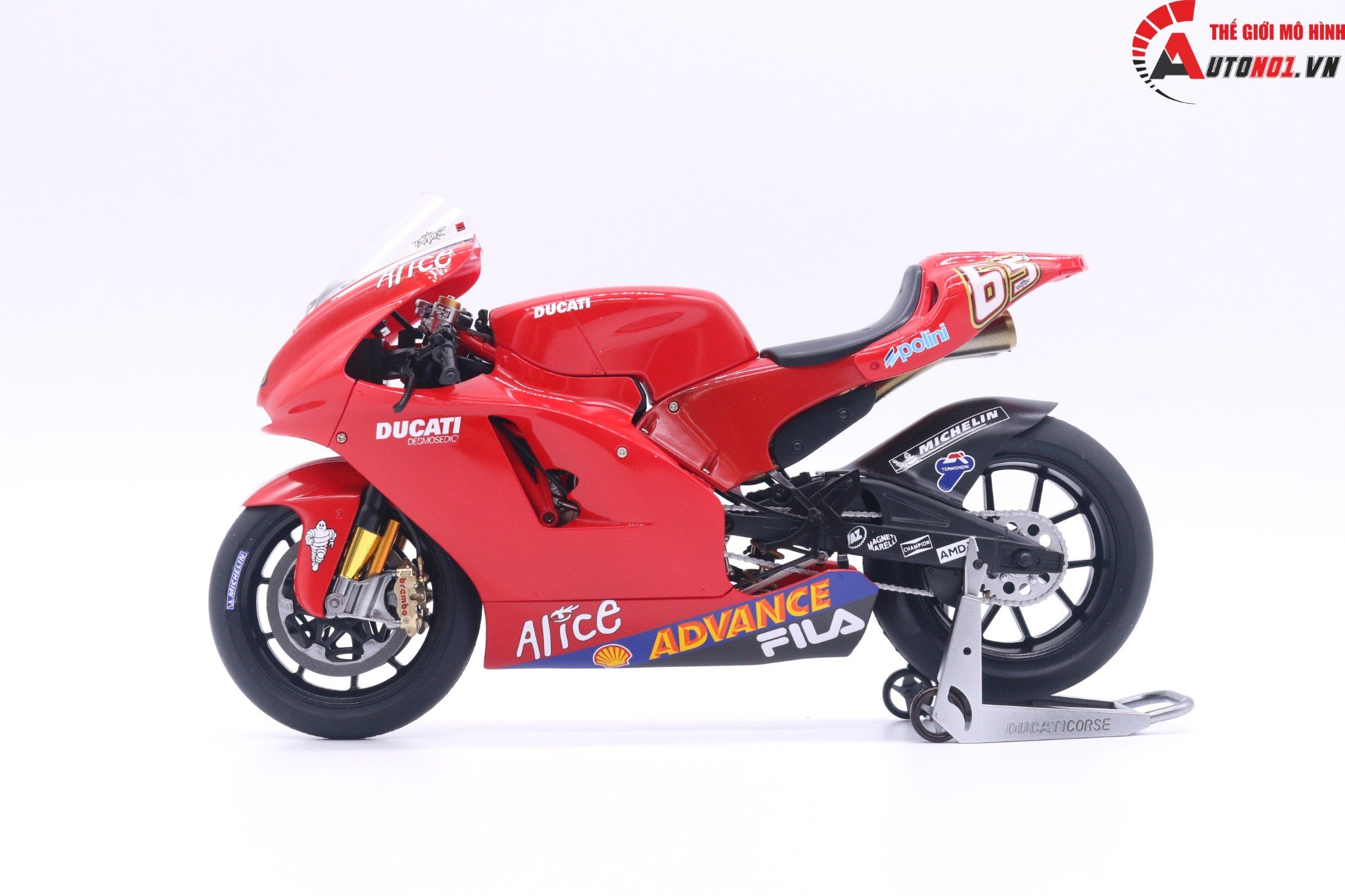 MÔ HÌNH XE DUCATI DESMOSEDICI NO.65 1:12 TAMIYA 6596