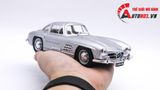  Mô hình Mercedes Benz 300SL 1954 Sliver Collegione đánh lái được full open 1:24 Bburago 3673 