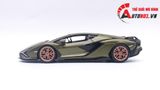  Mô hình xe Lamborghini Sian Fkp 37 Green đánh lái được full open 1:24 Bburago 7934 