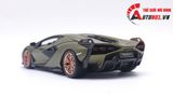  Mô hình xe Lamborghini Sian Fkp 37 Green đánh lái được full open 1:24 Bburago 7934 