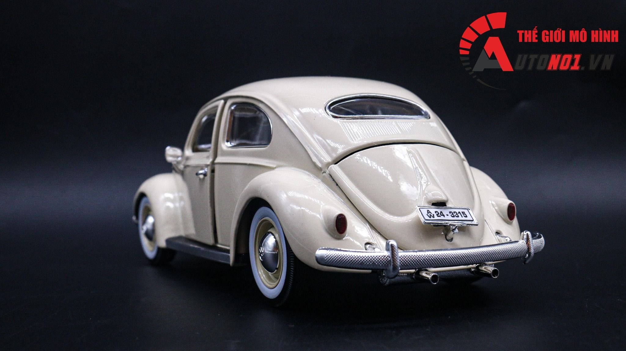  Mô hình xe Volkswagen 1955 Kafer Beetle 1:18 Bburago OT058 