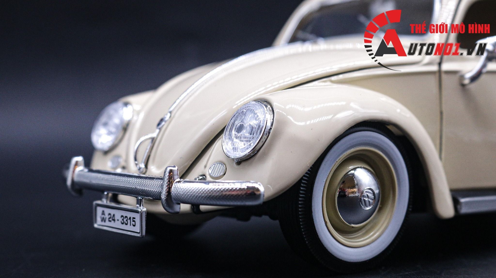  Mô hình xe Volkswagen 1955 Kafer Beetle 1:18 Bburago OT058 