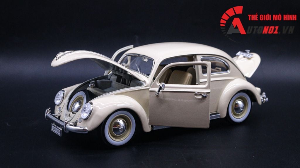 MÔ HÌNH XE VOLKSWAGEN 1955 KAFER BEETLE 1:18 BBURAGO 7759