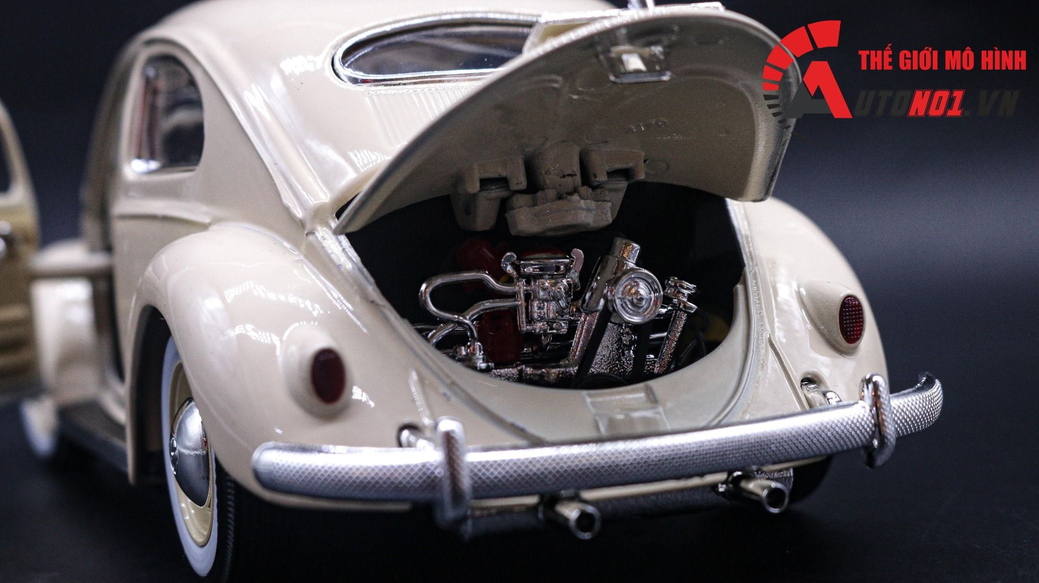  Mô hình xe Volkswagen 1955 Kafer Beetle 1:18 Bburago OT058 