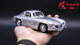  Mô hình Mercedes Benz 300SL 1954 Sliver Collegione đánh lái được full open 1:24 Bburago 3673 