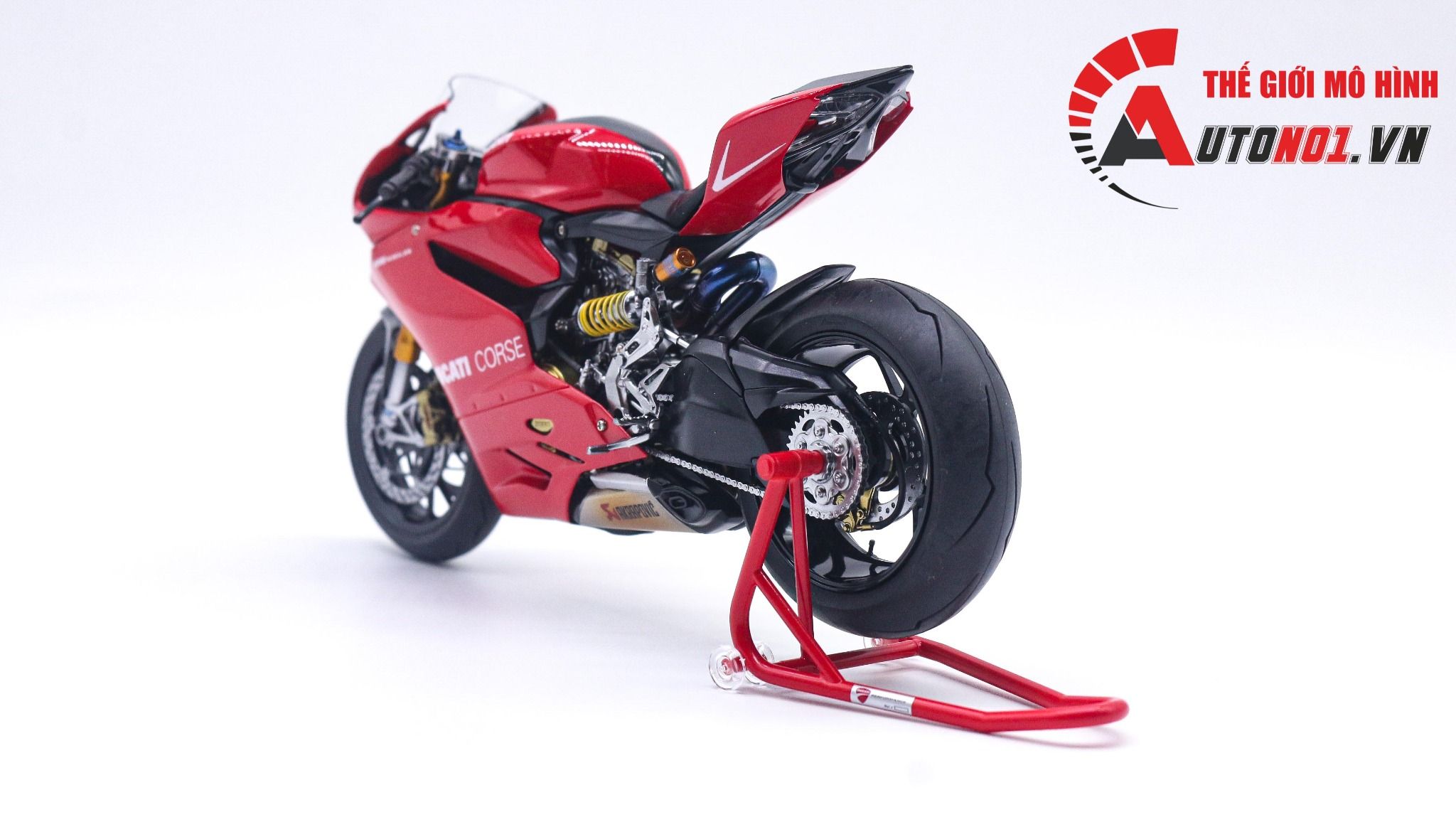  Mô hình xe cao cấp Ducati 1199 Panigale Corse 1:12 Tamiya D061 