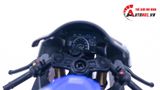  Mô hình xe độ Bmw S1000rr Hp4 Tyco độ pô 1:12 Autono1 Welly D226Q 