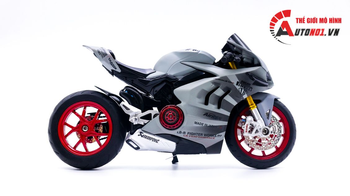  Mô hình xe độ Ducati V4s Liberty Walk nồi khô Tỉ Lệ 1:12 Autono1 D223N 