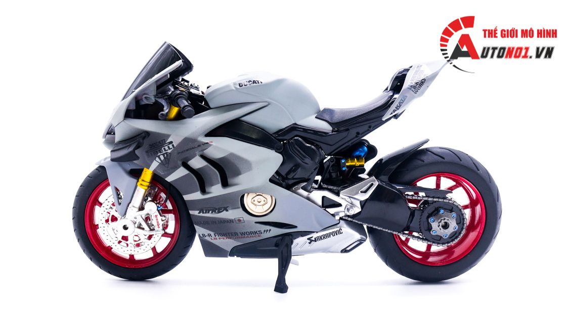  Mô hình xe độ Ducati V4s Liberty Walk nồi khô Tỉ Lệ 1:12 Autono1 D223N 