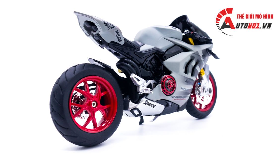  Mô hình xe độ Ducati V4s Liberty Walk nồi khô Tỉ Lệ 1:12 Autono1 D223N 