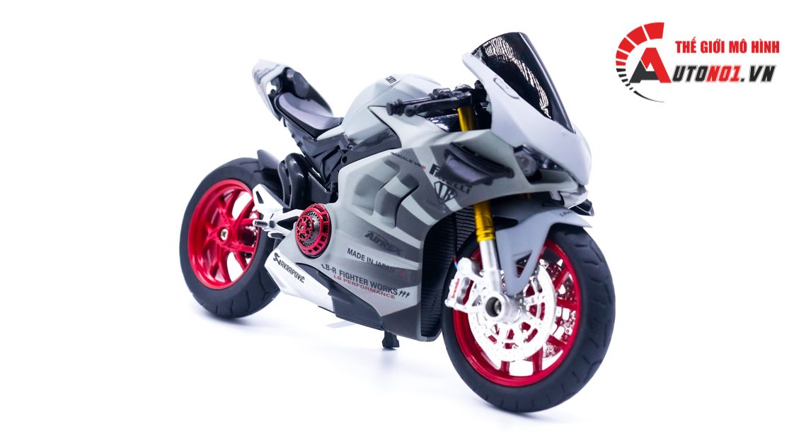  Mô hình xe độ Ducati V4s Liberty Walk nồi khô Tỉ Lệ 1:12 Autono1 D223N 