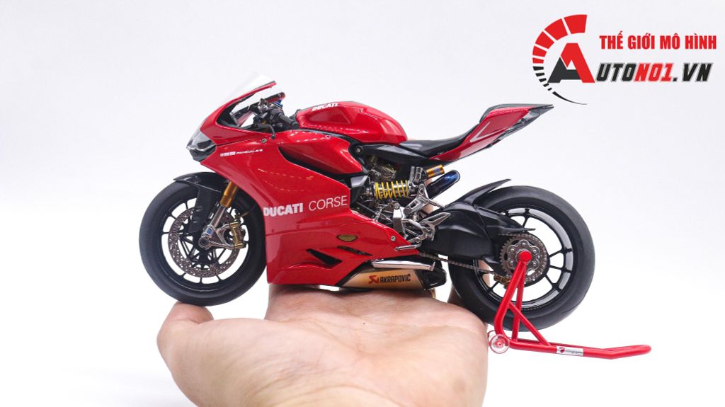 MÔ HÌNH SIÊU XE DUCATI 1199 PANIGALE CORSE 1:12 TAMIYA D061