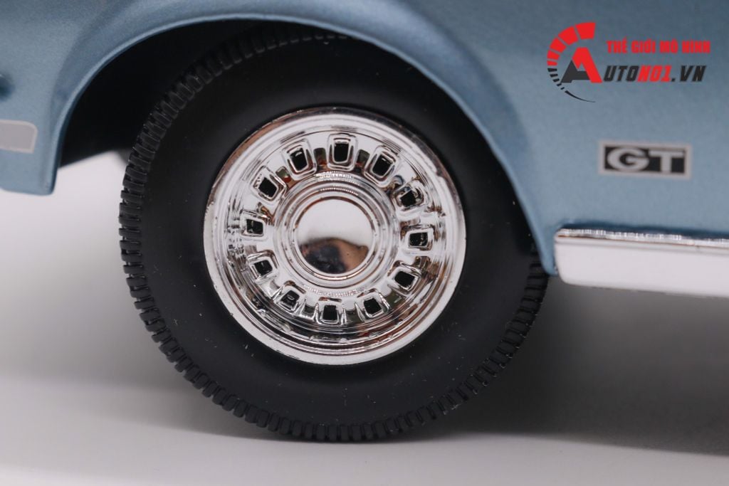 MÔ HÌNH XE FORD MUSTANG GT CORBA JET 1968 BLUE 1:18 MAISTO 6655