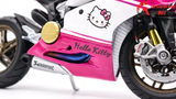  Mô hình xe độ Ducati 1199 Panigale Hello Kitty Pink 1:12 Autono1 D220f 