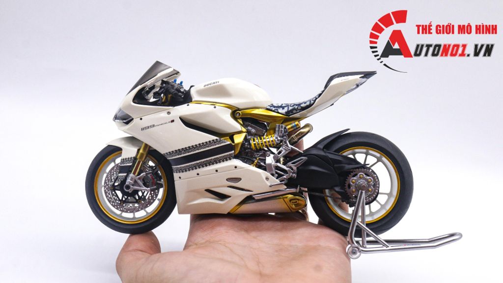 MÔ HÌNH SIÊU XE DUCATI 1199 PANIGALE DIOR NỒI KHÔ 1:12 TAMIYA D227A