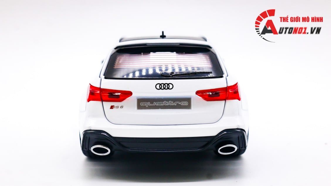  Mô hình xe Audi RS6 Quattro đánh lái được box camping tỉ lệ 1:24 Jinlifang OT422 