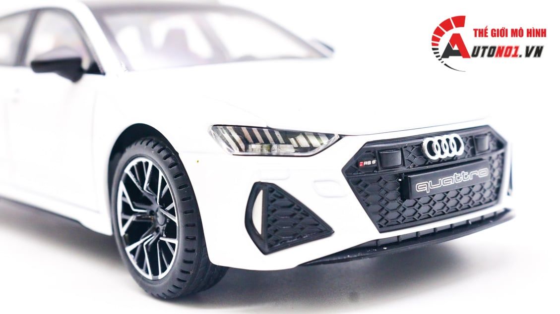  Mô hình xe Audi RS6 Quattro đánh lái được box camping tỉ lệ 1:24 Jinlifang OT422 