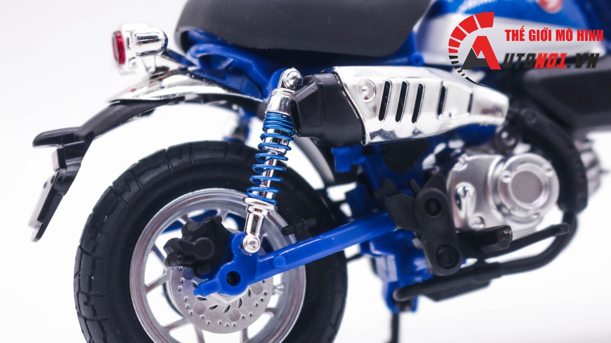  Mô hình xe Honda Monkey 125cc 1:12 Huayi Alloy MT065 