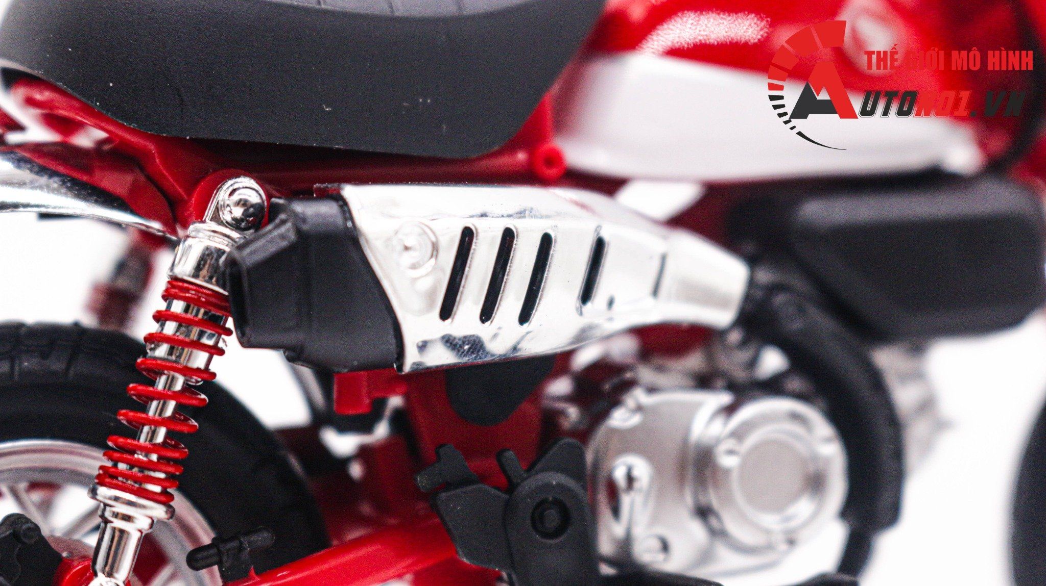  Mô hình xe Honda Monkey 125cc 1:12 Huayi Alloy MT065 