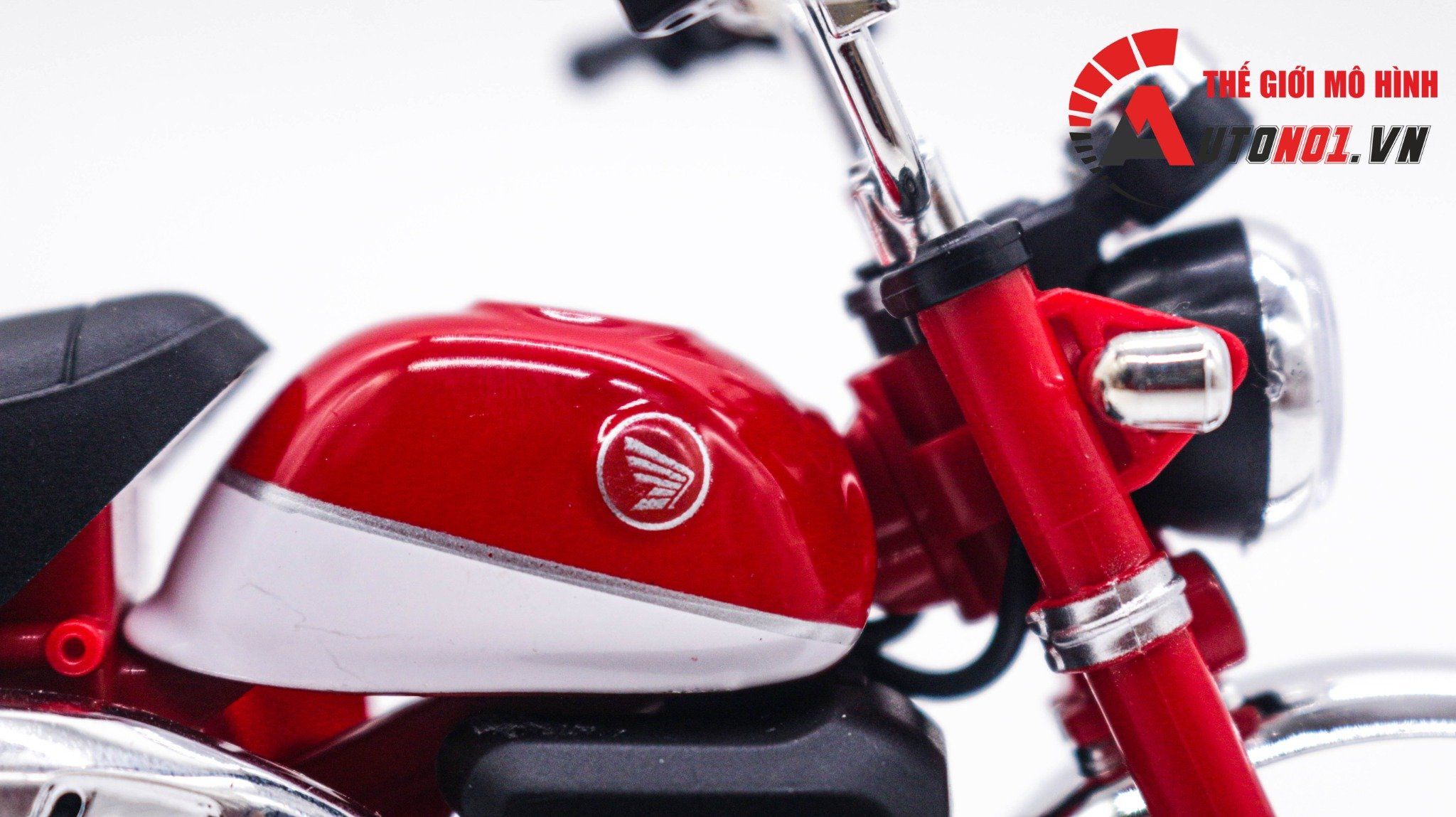  Mô hình xe Honda Monkey 125cc 1:12 Huayi Alloy MT065 