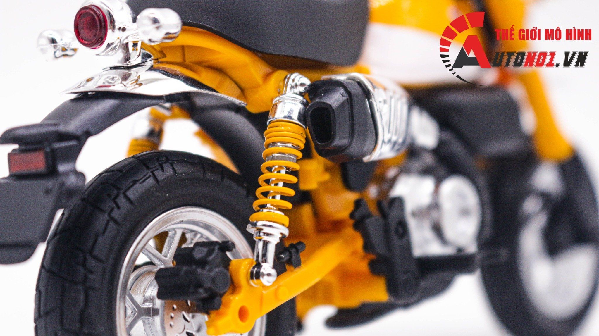  Mô hình xe Honda Monkey 125cc 1:12 Huayi Alloy MT065 