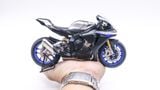  Mô hình xe Yamaha YZF R1M đen xanh nhám 1:12 Tamiya D054 