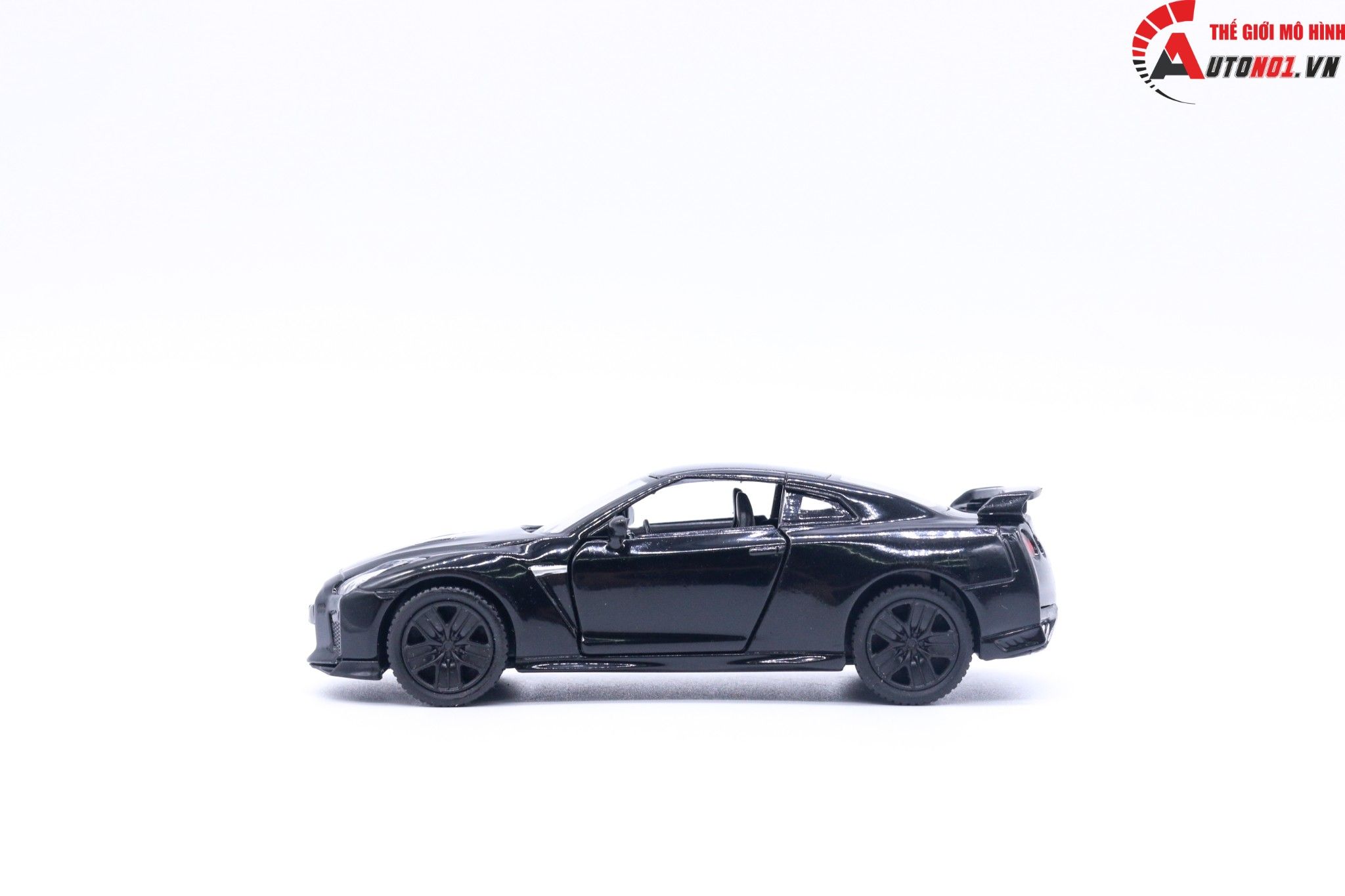  Mô hình xe Nissan Gt-R R35 Matt Black 1:36 Alloy 4877 