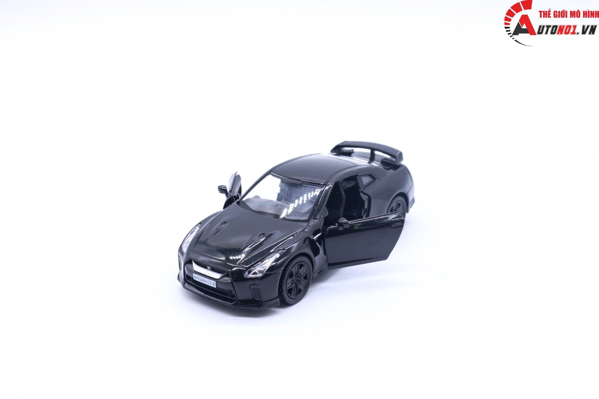  Mô hình xe Nissan Gt-R R35 Matt Black 1:36 Alloy 4877 