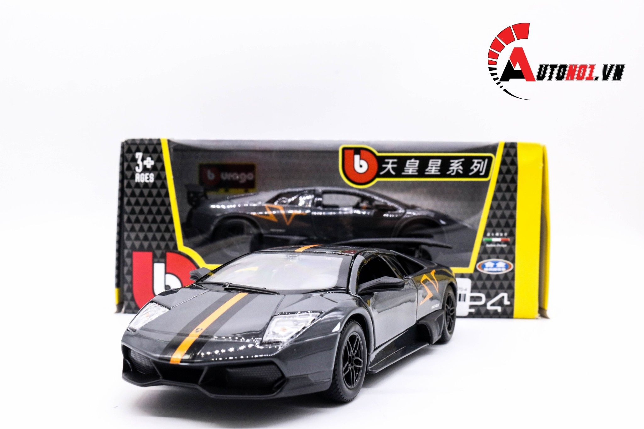  Mô hình xe Murciélago LP670-4 SV China limited edition 1:24 Bburago 1029 